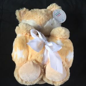 Teddy bear with blanket
